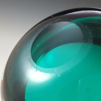Whitefriars #9514 Green Glass Vintage Bowl / Ashtray