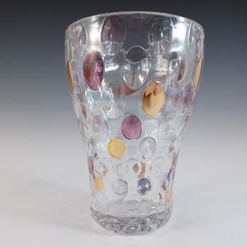 Borske Sklo Vintage Glass \'Nemo\' Vase by Max Kannegiesser