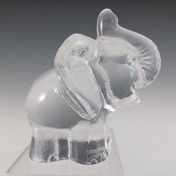 MARKED Goebel German Glass Elephant Sculpture