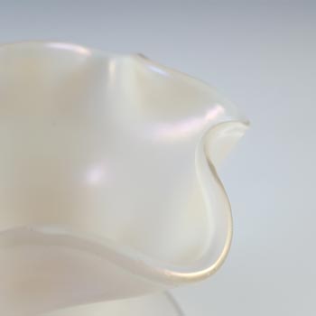 Kralik Pair of Art Nouveau Iridescent Mother-of-Pearl Glass Vases