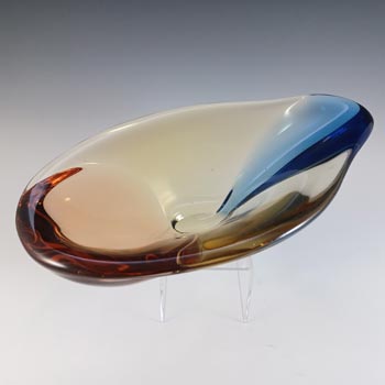 Mstisov Large Czech Glass Romana Bowl by Hana Machovská