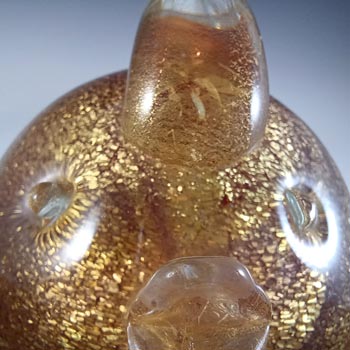 LABELLED Gambaro & Poggi Murano Gold Leaf Glass Fish Sculpture