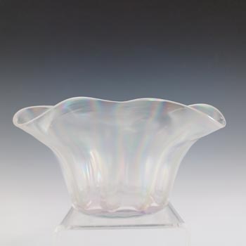 John Walsh Victorian Art Nouveau Iridescent Glass Posy Bowl/Vase