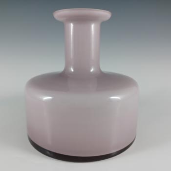 Scandinavian Style Retro Lilac Cased Glass Vase