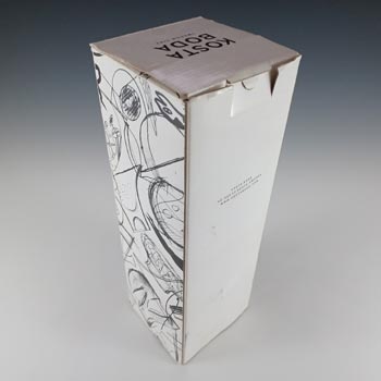 SIGNED & BOXED Kosta Boda "Fidji" Glass Vase by Kjell Engman