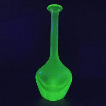 Seguso Vetri d'Arte Murano Sommerso Glass Bottle Vase by Mario Pinzoni