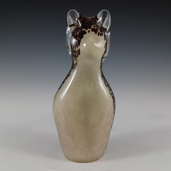 Wedgwood Brown & Cream Glass Cat RSW406 or SG440