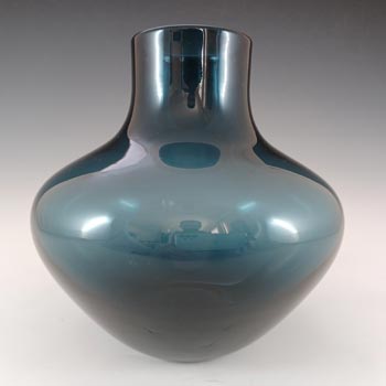 Whitefriars #9599 Baxter Midnight Blue Soda Glass Vase