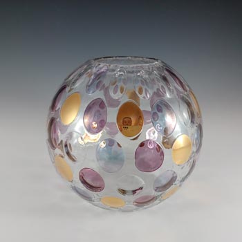 Borske Sklo Glass 'Nemo' Globe Vase by Max Kannegiesser