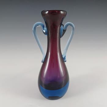 (image for) Murano / Venetian Purple & Blue Sommerso Glass Vintage Vase