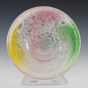 (image for) Stevens & Williams? Retro Bubbly Rainbow Glass Bowl