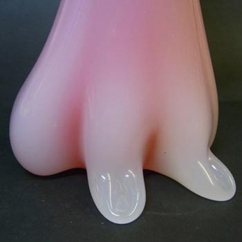 Archimede Seguso? Alabastro Pink Glass Dog Sculpture