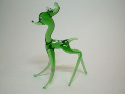 (image for) Pirelli Glass Ltd Animal/Deer Sculpture