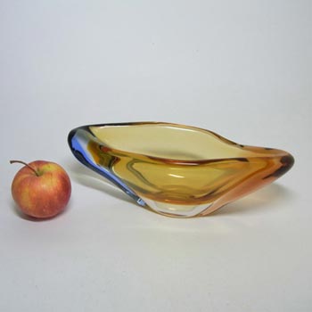 Bohemian Mstisov Glass Romana Bowl by Hana Machovská