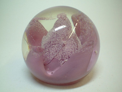 Caithness Glass \"Strawberry Fayre\" Paperweight