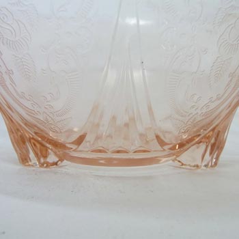 Large Hazel Atlas Royal Lace Pink Depression Glass Bowl