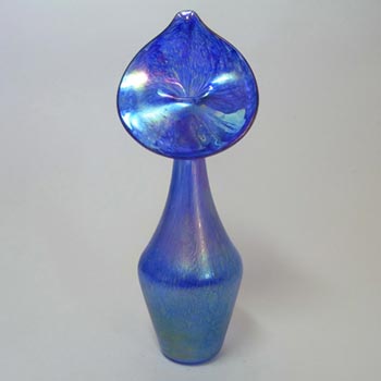 Heron Glass Blue Jack in the Pulpit Vase - Boxed