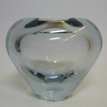 Holmegaard #15734 Per Lutken Blue Glass 'Minuet' Vase - Signed