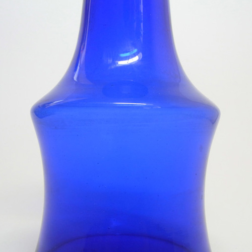 (image for) Alsterfors #AV281/17 Scandinavian / Swedish Blue Glass Vase - Click Image to Close