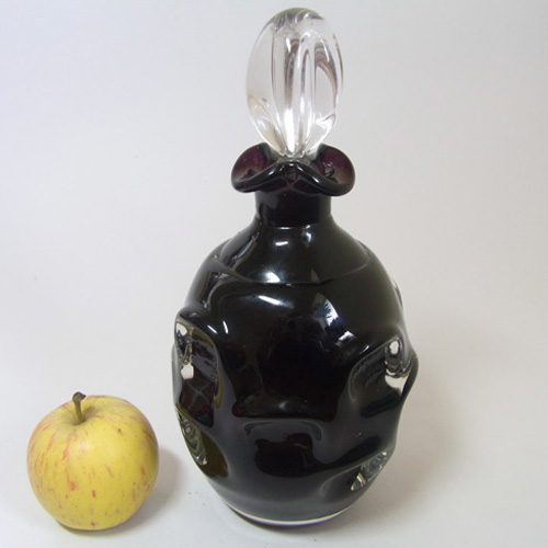 1960's Swedish Aseda Purple Glass Decanter/Bottle 999/1 - Click Image to Close