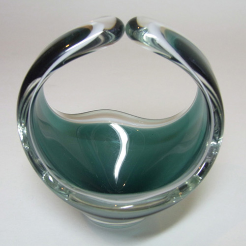(image for) Flygsfors Coquille Glass Bowl by Paul Kedelv Signed '59 - Click Image to Close