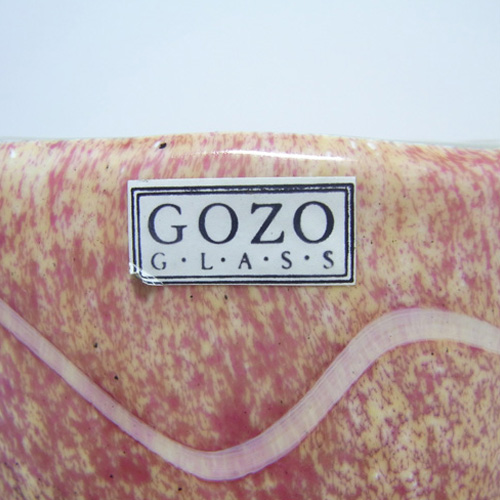 (image for) Gozo Maltese Glass 'Sunshine' Vase - Signed + Labelled - Click Image to Close
