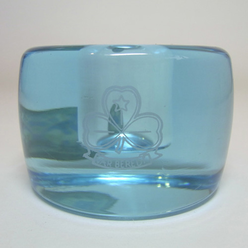 Holmegaard Glass Per Lutken 'Lagune' Candlestick Signed - Click Image to Close
