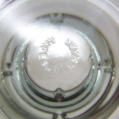 (image for) Holmegaard Per Lutken Green + Smoky Glass Candleholder - Click Image to Close