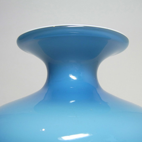 Holmegaard Carnaby Blue Glass Vase by Per Lutken - Click Image to Close