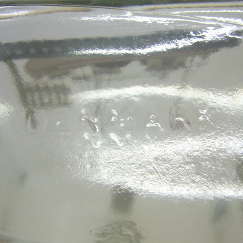 (image for) Holmegaard Danish Glass Bottle/Decanter - Labelled - Click Image to Close