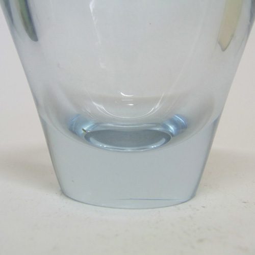 (image for) Holmegaard #220186 'Umanak' Blue Glass Vase by Per Lutken - Signed - Click Image to Close