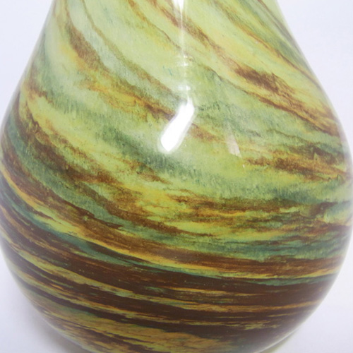 Alum Bay - Isle of Wight Glass Vase - Labelled - Click Image to Close