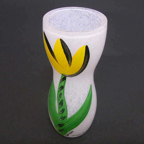 Kosta Boda Glass 'Tulipa' Vase - Ulrica Hydman-Vallien - Click Image to Close
