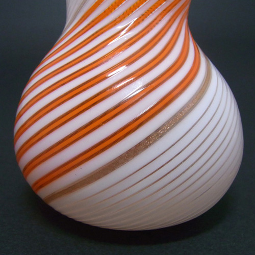 (image for) Aureliano Toso/Dino Martens Mezza Filigrana Glass Vase - Click Image to Close