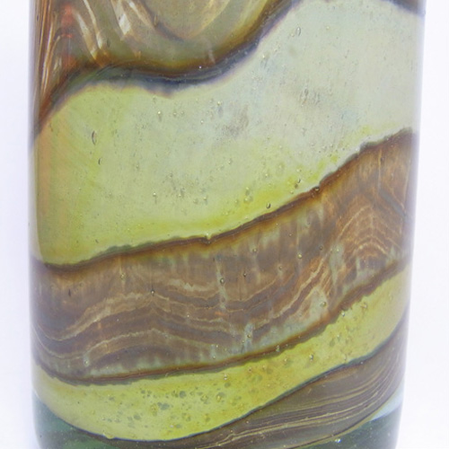 (image for) Mdina 'Earthtones' Maltese Sandy Glass Vase - Click Image to Close
