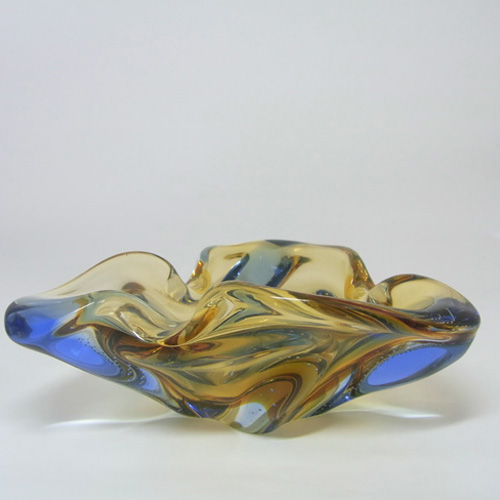 Czech Mstisov Glass 'Pizzicato' Bowl by Hana Machovská - Click Image to Close