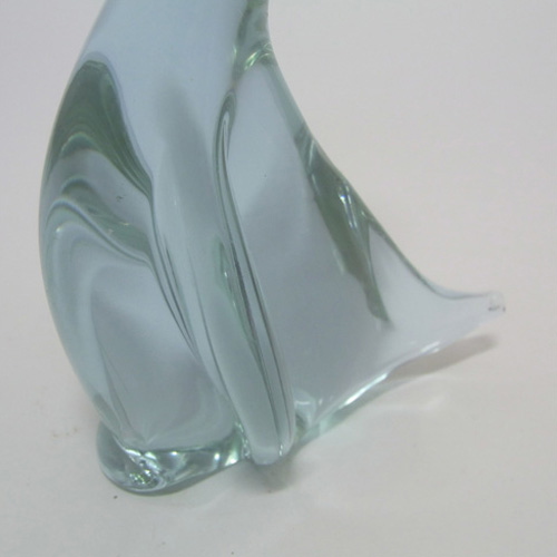 (image for) Czech/Swedish? Neodymium/Alexandrite Lilac Glass Swan - Click Image to Close