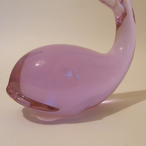 (image for) Czech/Swedish? Neodymium/Alexandrite Lilac Glass Whale - Click Image to Close