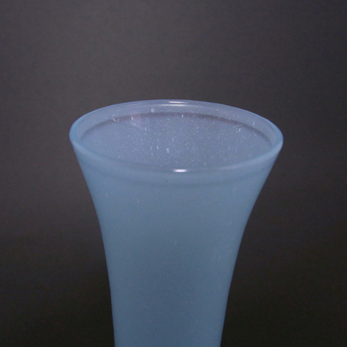 (image for) Italian or French Blue & Opalescent White Glass Vase - Click Image to Close