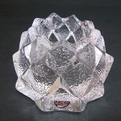 Orrefors Swedish Glass 'Nimbus' Candle Holder/Votive - Click Image to Close