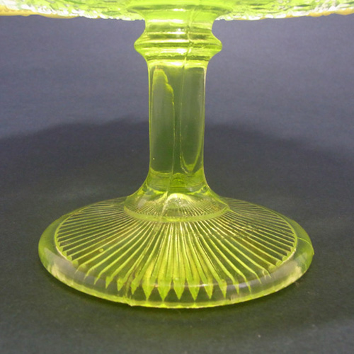 (image for) Davidson Primrose Pearline Glass William & Mary Comport - Click Image to Close
