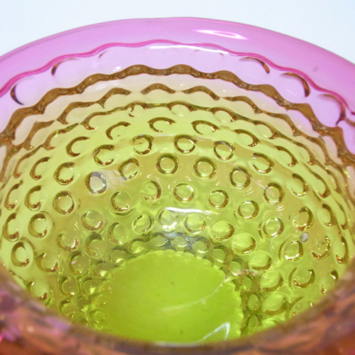 Prachen Czech Amber Glass Bowl - Frantisek Koudelka - Click Image to Close