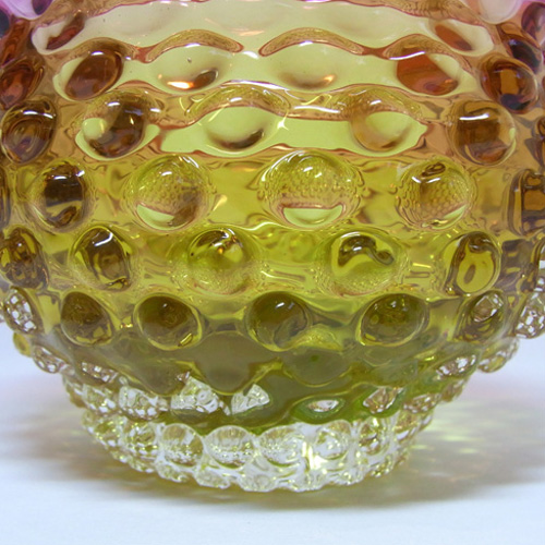(image for) Prachen Czech Amber Glass Bowl - Frantisek Koudelka - Click Image to Close