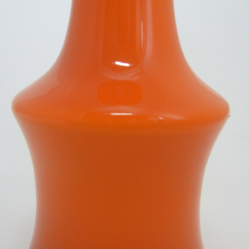 Alsterfors #AV281/20 Orange Cased Glass Vase - Labelled - Click Image to Close