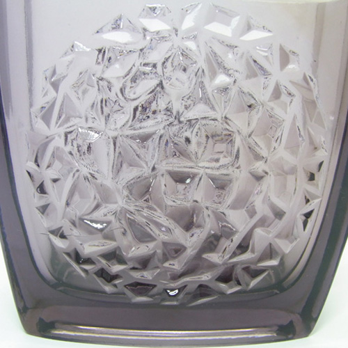 Sklo Union Rudolfova Purple Glass Vase - Rudolf Jurnikl - Click Image to Close