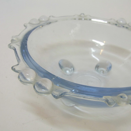 (image for) Sowerby #2644 Art Deco 1930's Blue Glass Bowl/Dish - Click Image to Close