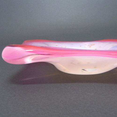 (image for) Fratelli Toso Murano Aventurine Opalescent Glass Bowl - Click Image to Close
