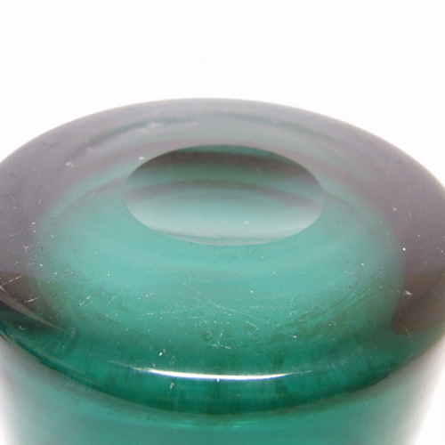 (image for) Whitefriars #9583 Baxter Green Glass Cyclinder Vase - Click Image to Close