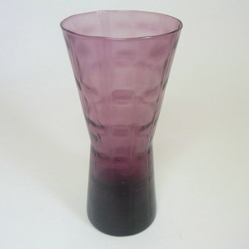 Alsterfors #AV422 Swedish / Scandinavian Purple Glass Vase - Click Image to Close