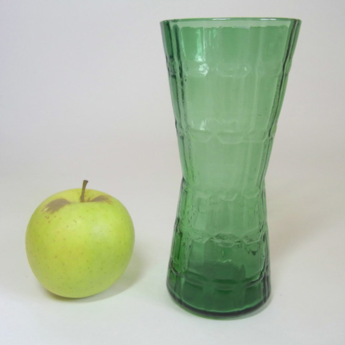Alsterfors #AV422 Swedish / Scandinavian Green Glass Vase - Click Image to Close